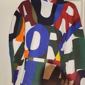 Ralph Lauren Multicolor Striped Logo Hoodie